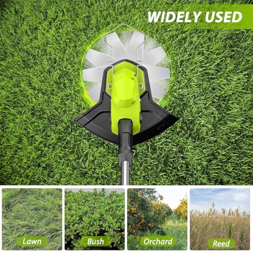 Image of HASTHIP Grass Cutter Blade 6 Inch Stainless Steel for Lawn Mower Use | Sharp Cutting Performance for Dense Grass, Durable Stainless Build, Smooth Operation for Yard Tasks