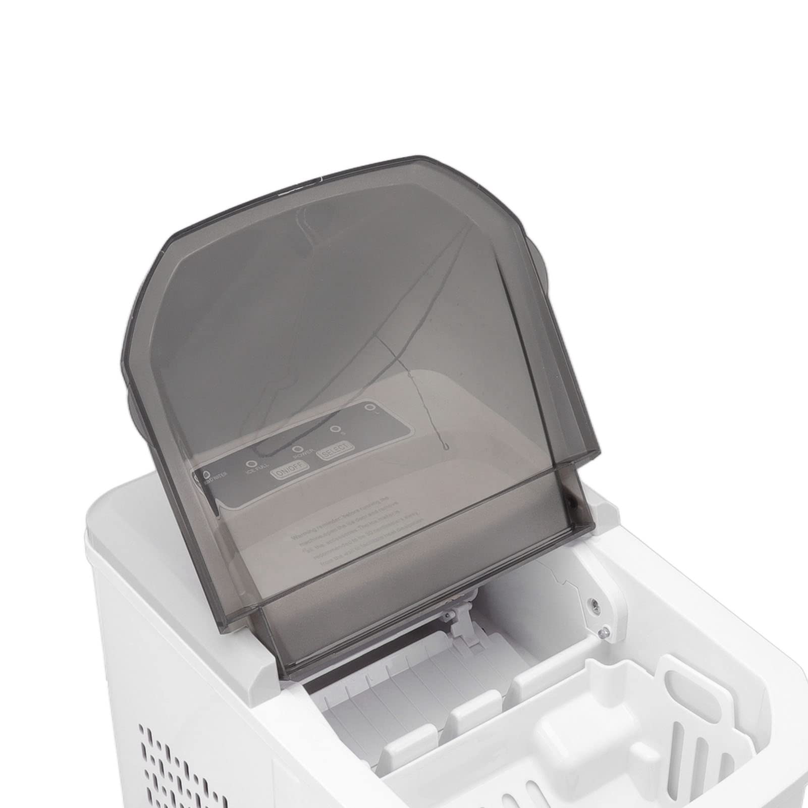 Chrees Máquina para Hacer Hielo, Mini Máquina de Hielo Portátil para Encimera, para el Hogar, Bar, Cocina, Tanque de 1,5 L, 9 Cubos en 6-10 Minutos
