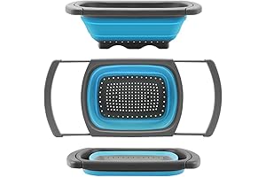 Qimh Collapsible Colander: Dishware Adventure for the Modern Kitchen