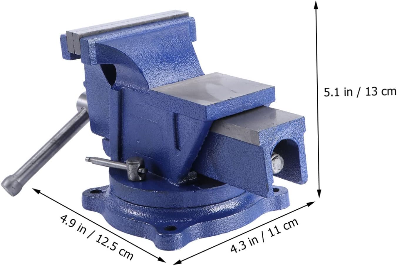 VILLCASE Heavy Duty Steel Bench Vise Clamp for Woodworking DIY Crafts Jewelry Carving Milling Compact Portable Tabletop Household Workbench Tool