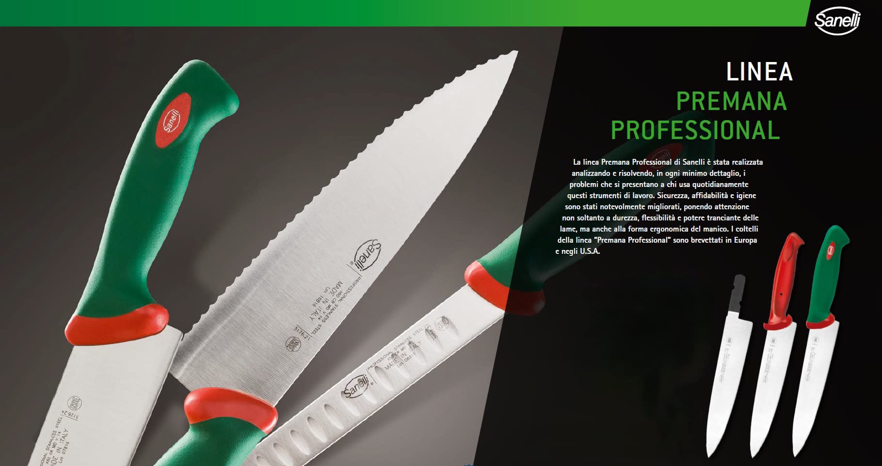 Sanelli Premana Professional Coltello Apriostriche, Acciaio