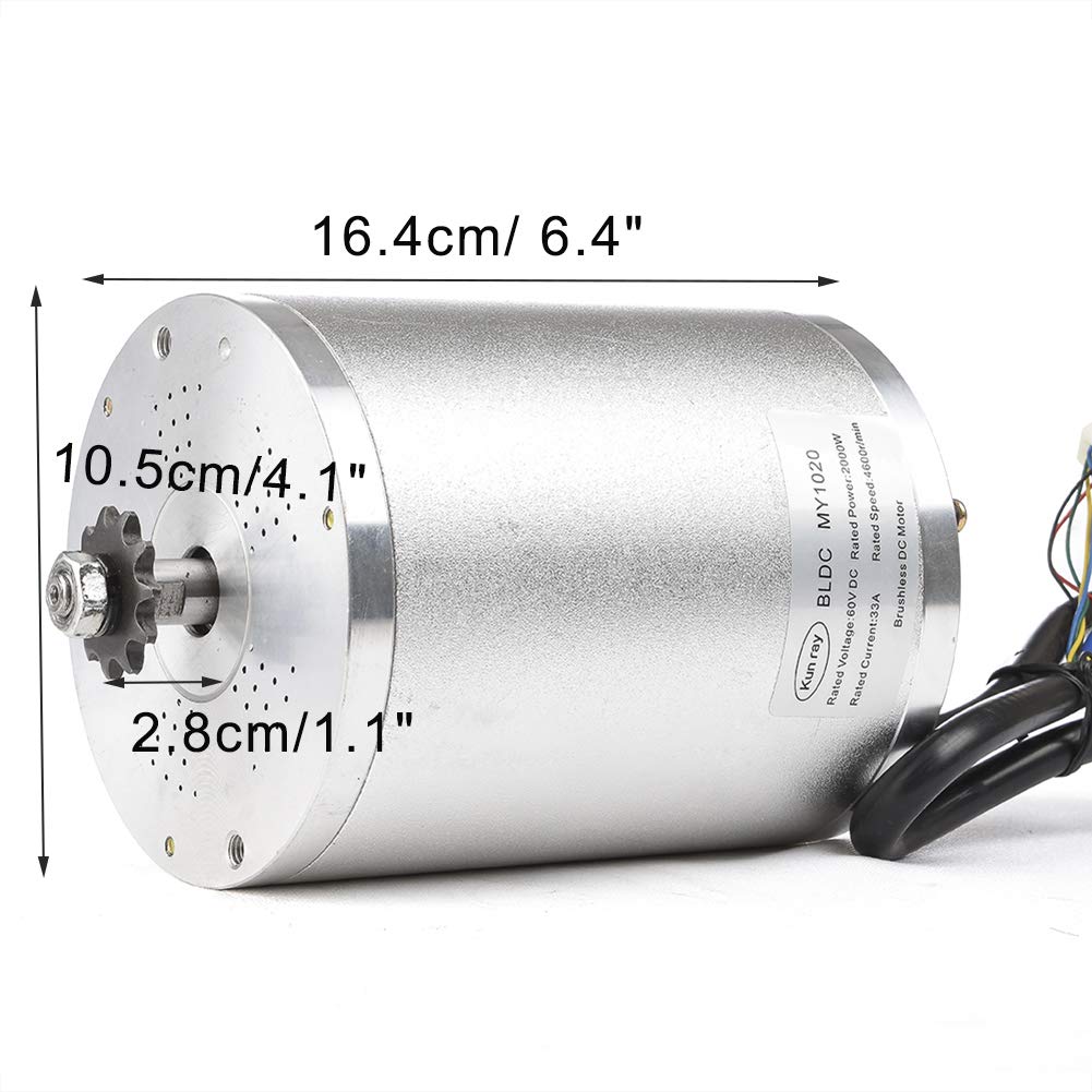 Buy Brushless 3000W Electric Scooter Motor 72V 4900RPM High Speed Hub