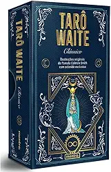 Tarô waite clássico – Deck com 78 cartas ilustradas por Pamela Colman Smith