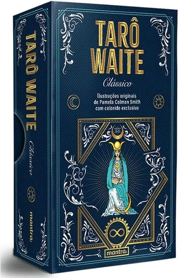 Tarô waite clássico – Deck com 78 cartas ilustradas por Pamela Colman Smith