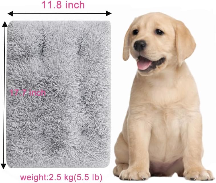 Miniatura 2 de Cama ultrasuave y esponjosa para perros de tamaño pequeño y mediano, cama cálida para perros calmante, con almohadilla lavable, almohadilla de felpa