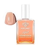 modelones Nail Strengthener Nude Nail Repair for Damaged Nails Strengthening Polish 15ml Nail Growth and Strengthener Natural Concealer Foundation Nail Care Gifts for Women