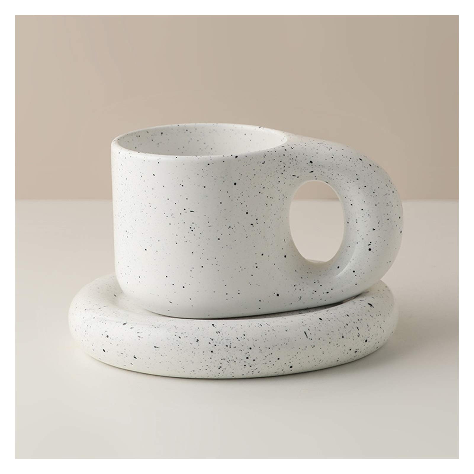 Tazza da caffè Tazza da caffè in Ceramica Semplice Tazza da Ragazza Carina Popolare novità Creativa, Tazza da Ufficio di Grande capacità, Tazza da tè per caffè