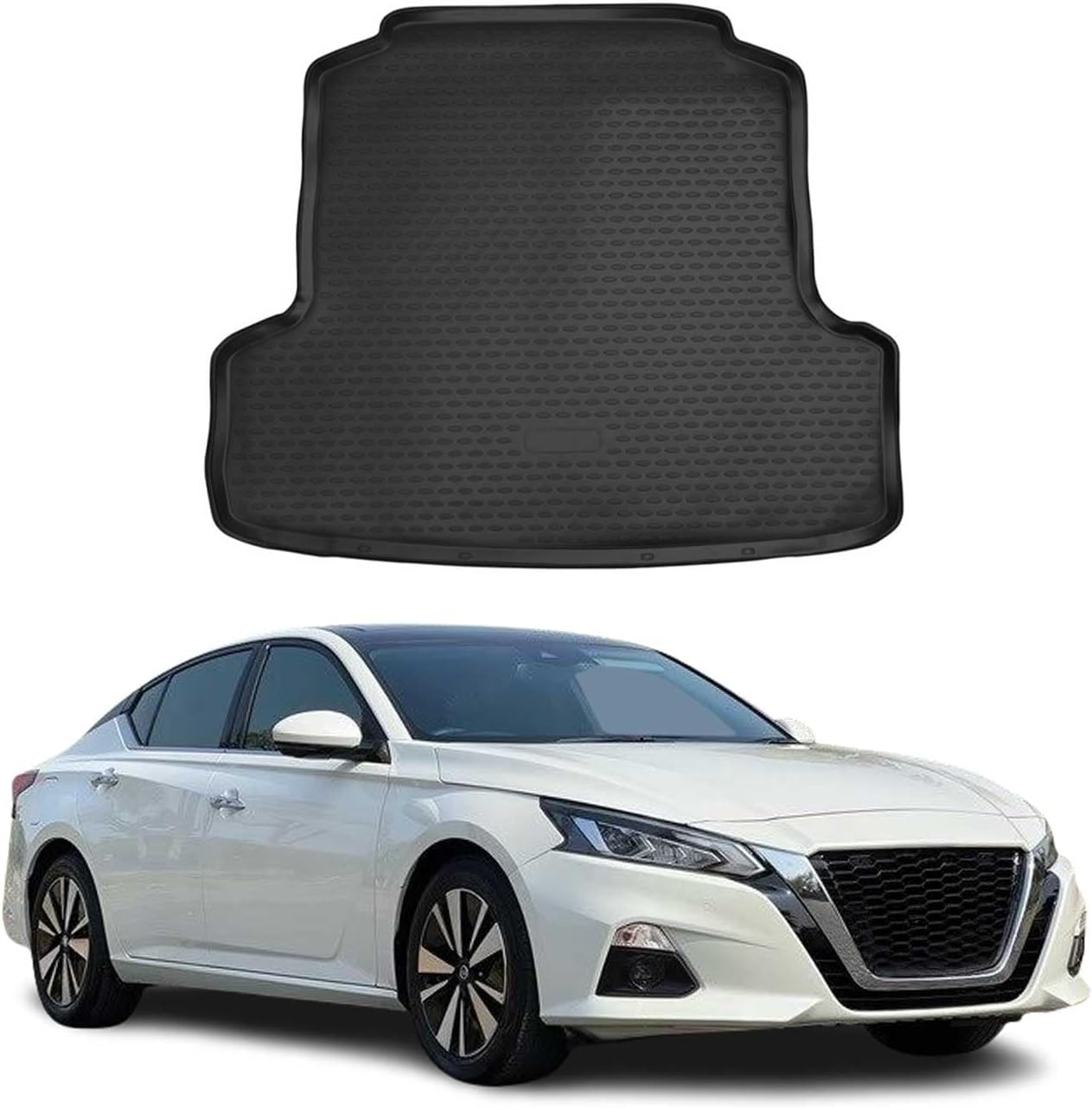 OMAC Cargo Mats Liner for Nissan Altima 2019-2026 Waterproof TPE Black