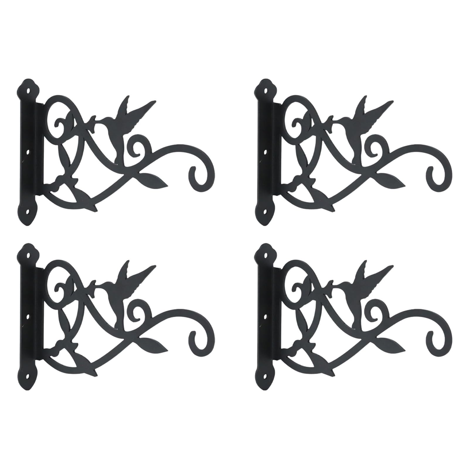 Hsyzygian Scrollwork Plant Hook Craft of Sturdy Metal for Balcony and Entryway Decoration Rustproof Hanging Fasteners