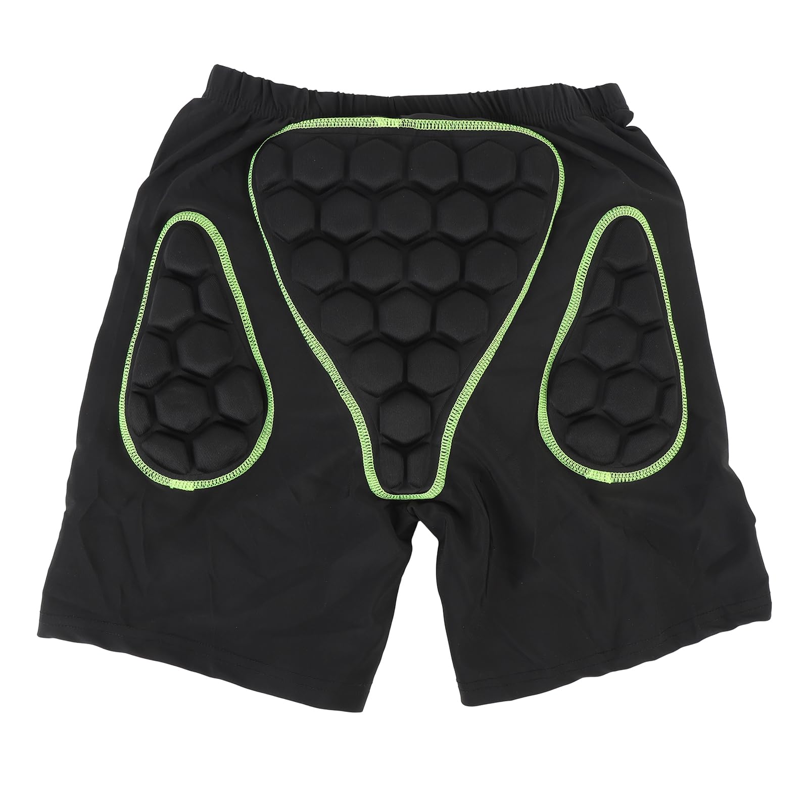 Protective Padded Shorts Slim Fit Comprehensive Coverage for Skating Snowboarding, Polyester (S)