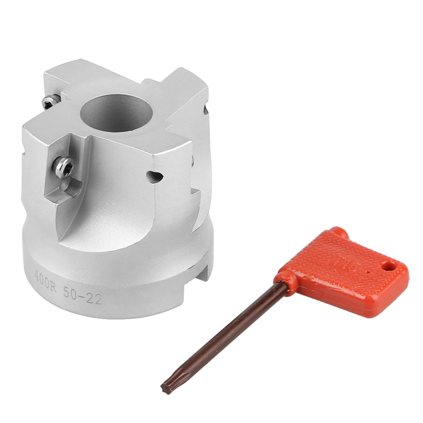 Hyuduo BAP400R Planfräser, 90-Grad-Fräswerkzeug aus Legiertem Stahl, 50 Mm Durchmesser für CNC-Fräsmaschinen