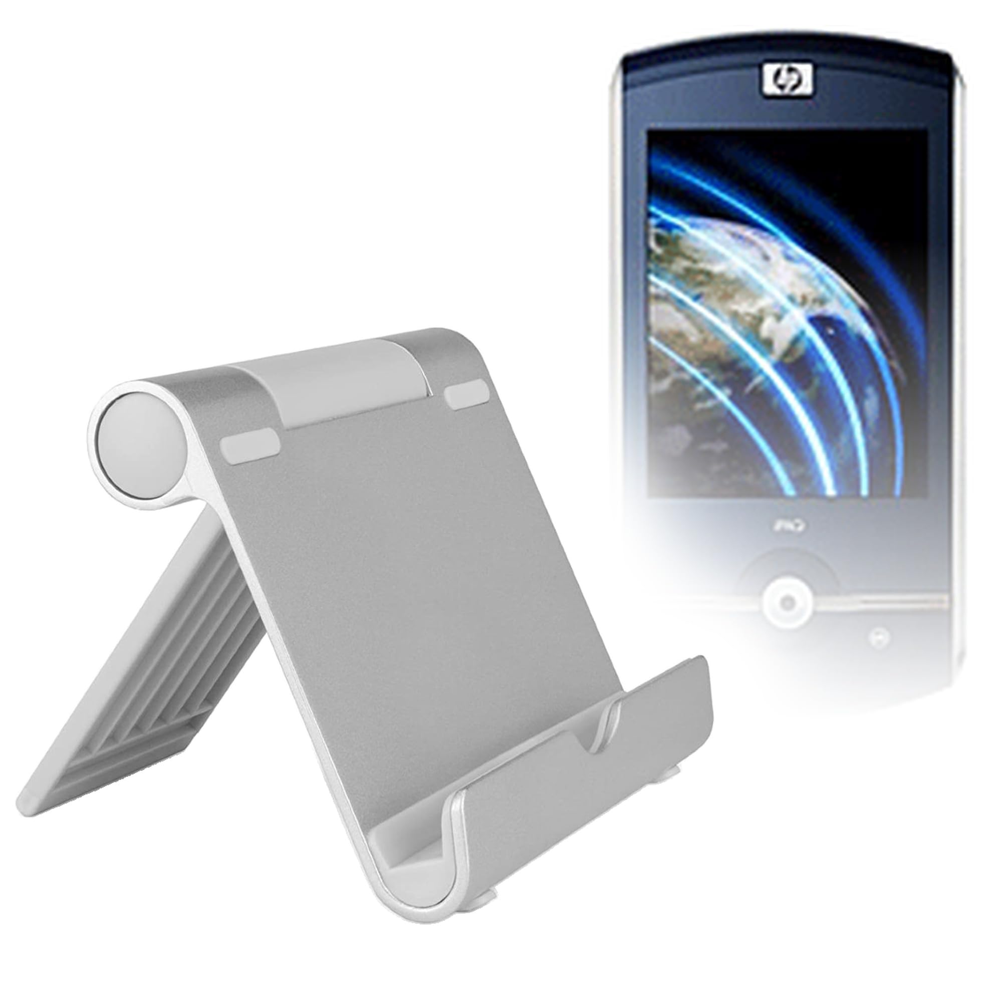 BoxWave Stand and Mount Compatible with HP iPAQ Data Messenger - VersaView Aluminum Stand, Portable, Multi Angle Viewing Sturdy