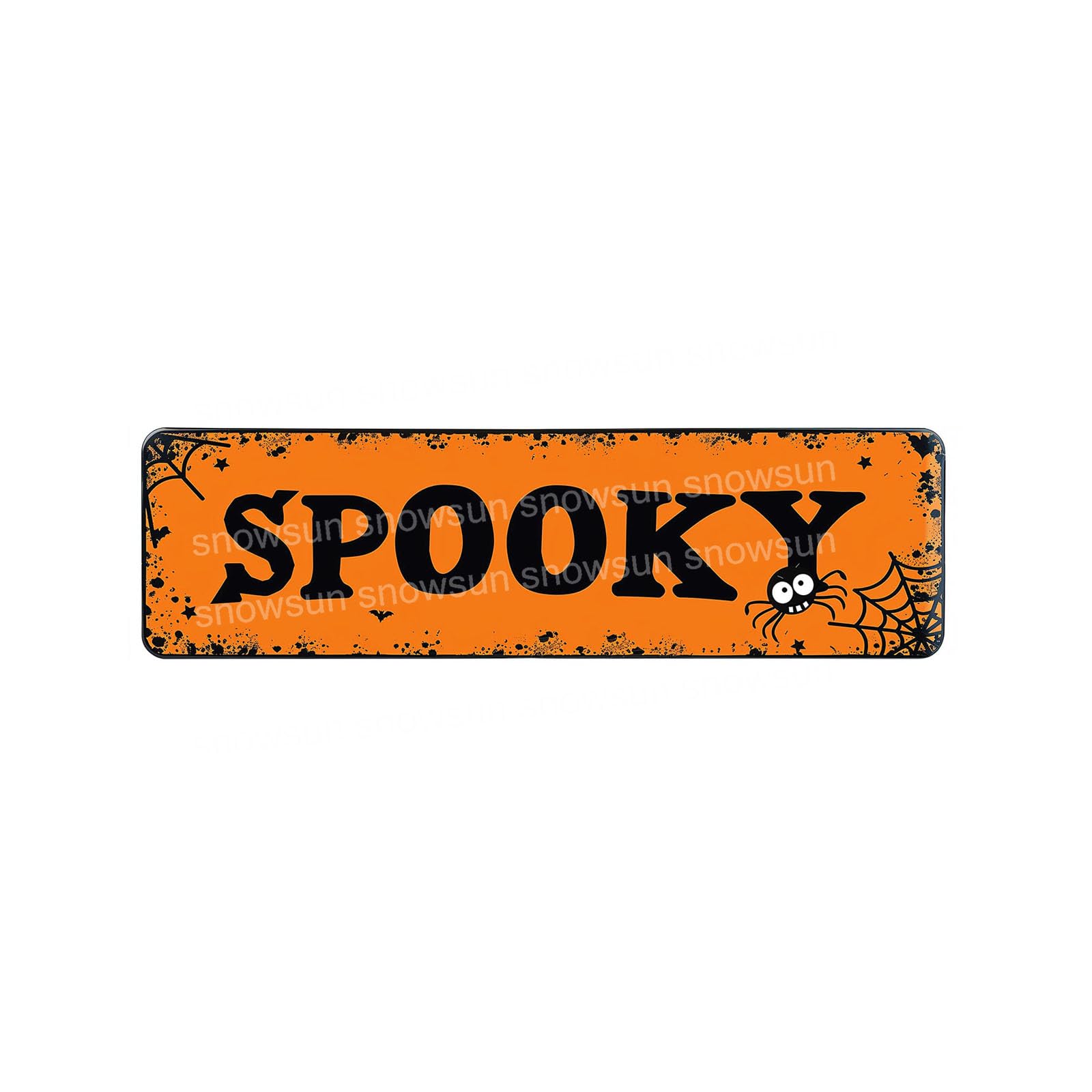 Spooky Vintage Signs Halloween Sign For Home Bar Office Outdoor Garden Wall Decor 4x16 Inch