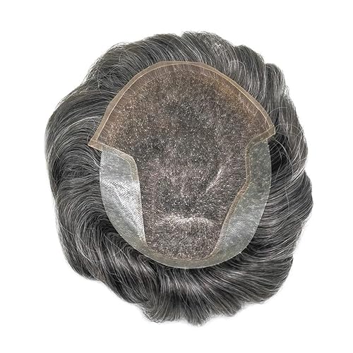 Miniatura 8 de Hombres Sistema de Cabello Humano Piezas Para Hombres Encaje Suizo Toupee Para Hombres Hairpieces Protesis Capilar Para Hombre Hombres Toupee