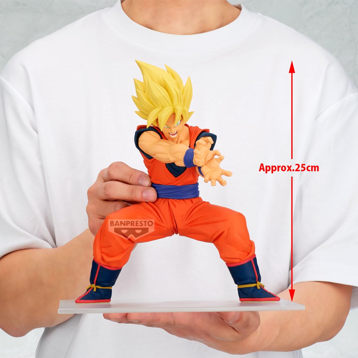 Banpresto Figurka akcji Goku II Dragon Ball Z, Great 25 cm, BP29639P wielokolorowa, figurka kolekcjonerska, optymalna dla fanów anime Dragon Ball