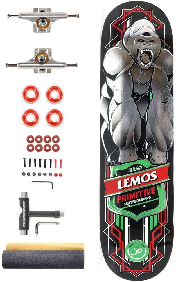 Primitive Lemos Grorilla Pro x Independent Pro Custom Complete Skateboard - 8.0"