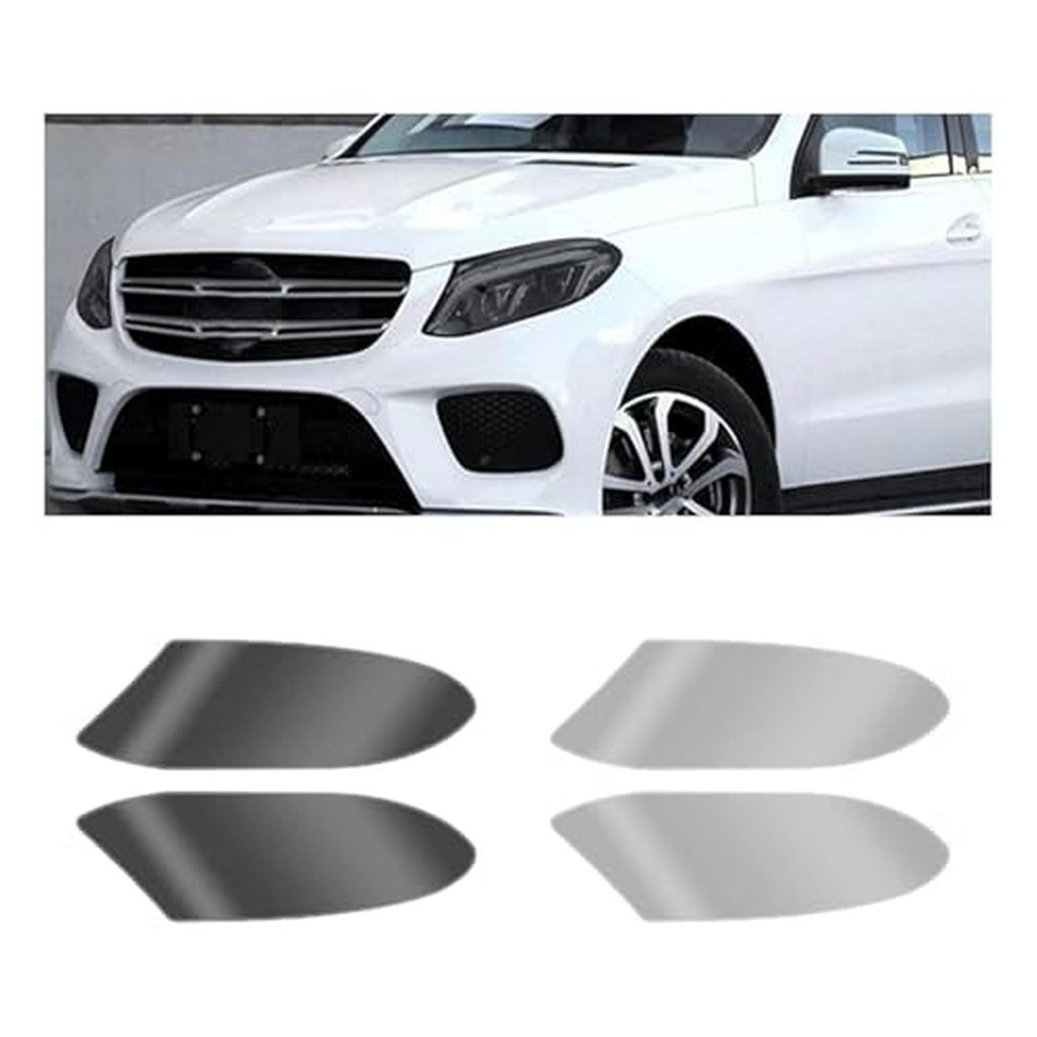 Film de protection phare Benz Classe GLE 2016-2019 TPU fumé