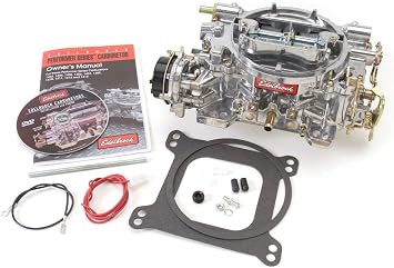 Edelbrock 1400 Performer 600 CFM Square Bore 4-Barrel Air Valve Secondary Electric Choke New Carburetor