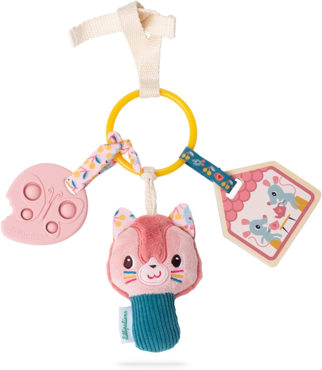 Trousseau de clés jardin Jeanne le chat - LILLIPUTIENS