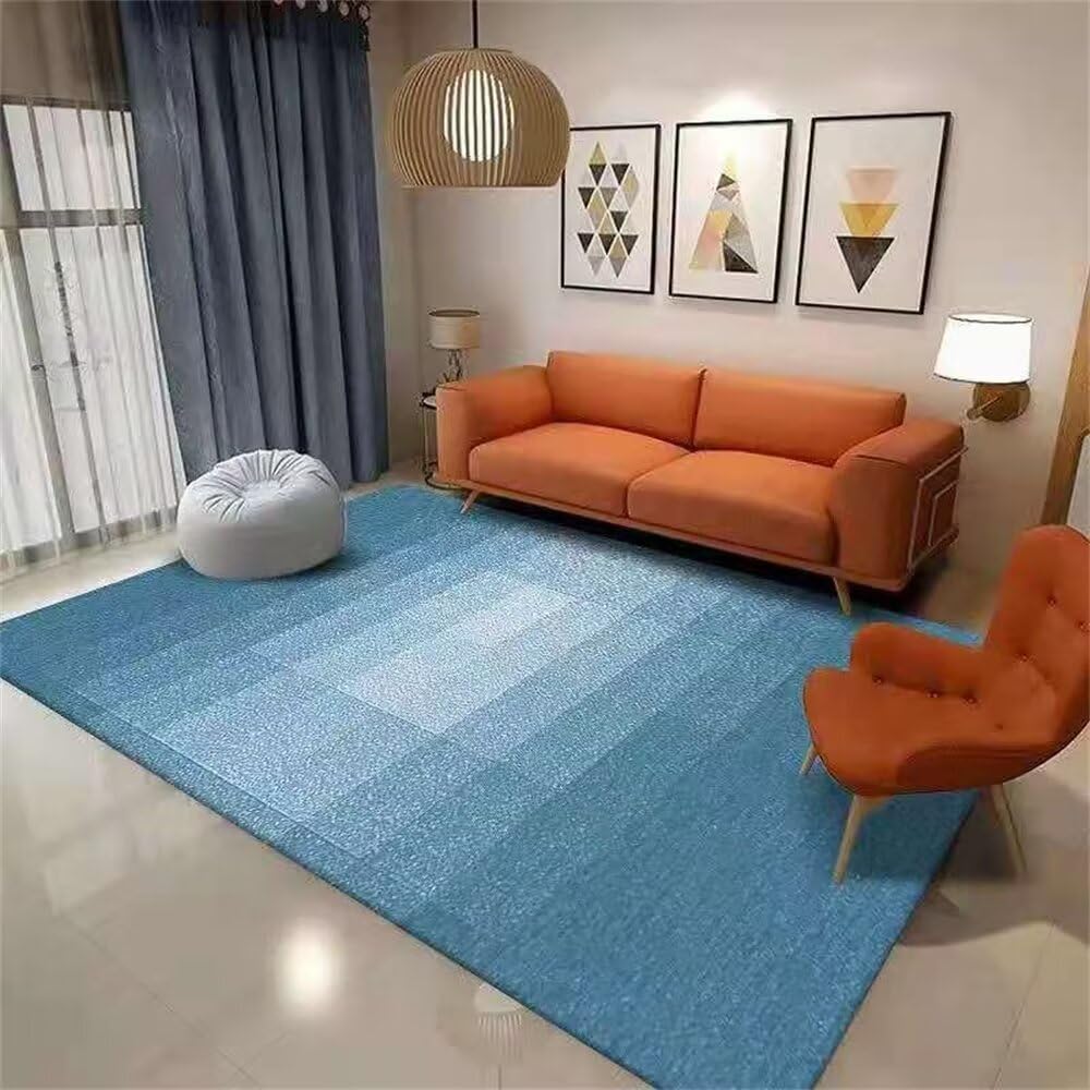 Tapis litière grand format 100x200 qui ne se décolore pas bleu