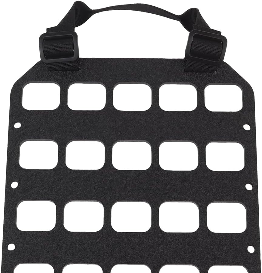 Portable MOLLE Panel Organizer Rigid Insert Backpack,with QLS Adapter Base(3 Types), for Tactical IFAK Pouch Gun Holster Holder Mount (8x12.5)