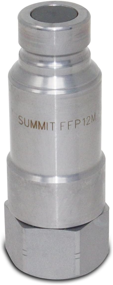 Flat Face Connect Under Pressure Hydraulic Quick Connect Coupler Set, 1/2″ NPT Thread