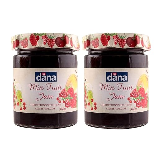 Dana Mixed Fruit Preserve, 340g, Pack of 2, Product of Poland