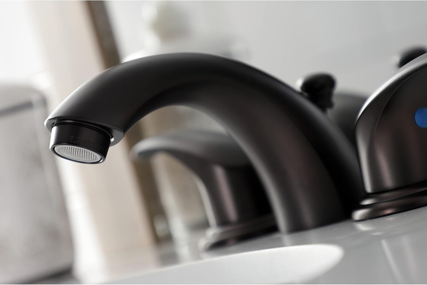 Kingston Brass KB955LL Mini-Widespread Bathroom Faucet, Oil Rubbed Bronze