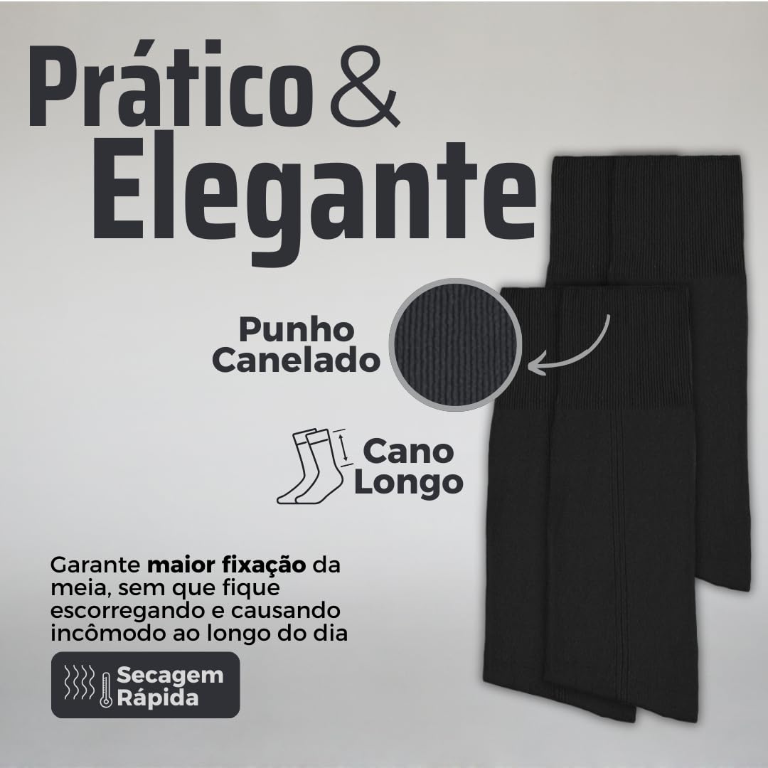 Kit 06 Pares Meia Social Trifil Lisa 100% Poliamida Masculino Adulto em promoção! Veja a oferta e mais achadinhos de Moda íntima 6 Hoje é o melhor dia para comprar Kit 06 Pares Meia Social Trifil Lisa 100% Poliamida Masculino Adulto com aquele preço maroto! Promoção! Aproveite a oferta! 6