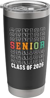Senior 2026 Class of 2026 Seniors Graduation 2026 Senior 26 Stainless Steel Insulated Tumbler