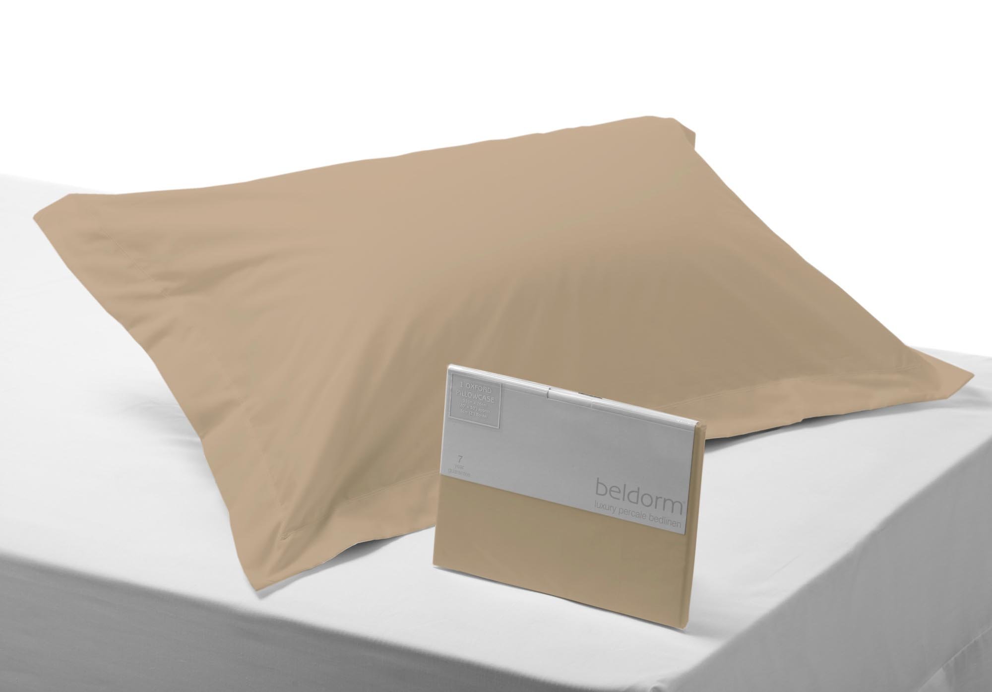 Belledorm Walnut Whip Easycare Percale Oxford Pillowcase (One Size) (Walnut Whip)