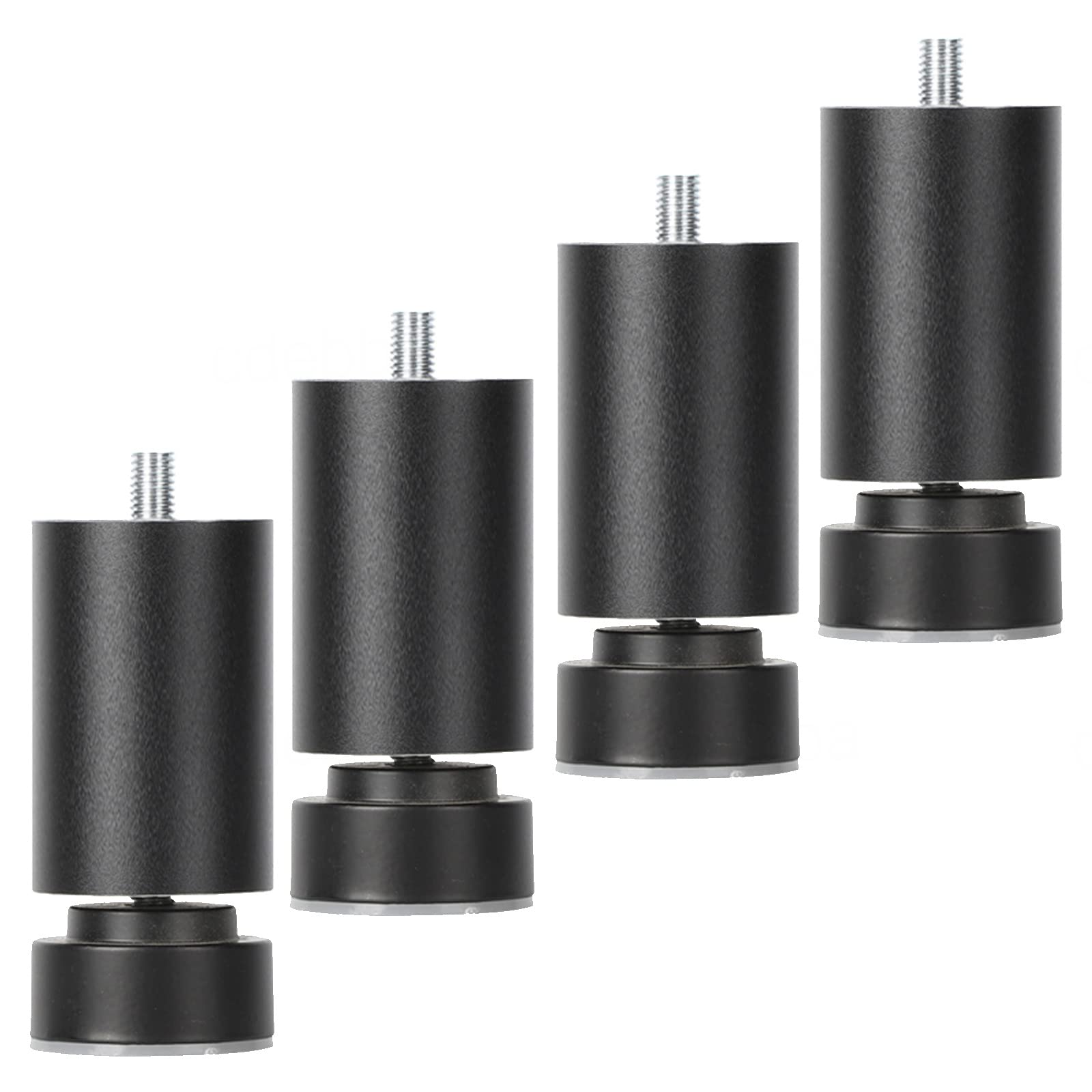 Regulowane meble do samodzielnego montażu szafek i wymiany mebli(Black,40cm(15.7in))