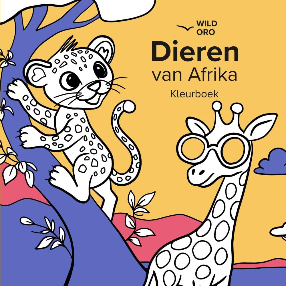 Dieren van Afrika: Kleurboek