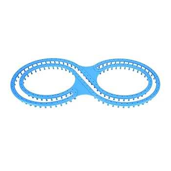 Amazon.com: 01 02 015 Kit, Knitting Set 8 Shape Blue Plastic