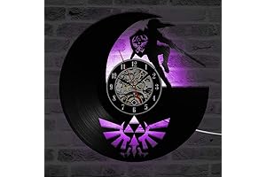 Timeless Legend: Legend of Zelda Vinyl Record Wall Clock