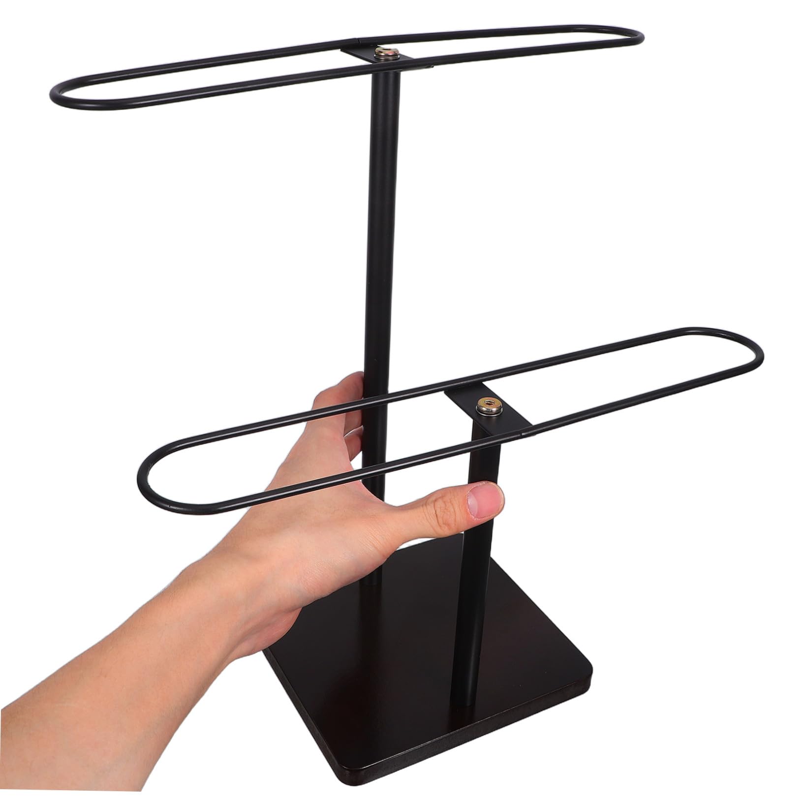 GALPADA 2nivel Estante para Guardar Gafas de Metal Organizador de Gafas de Sol Expositor para Tocador y Escritorio
