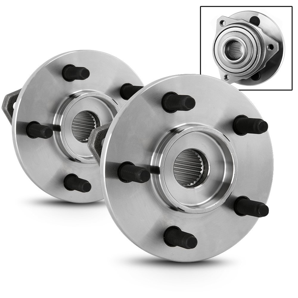 AKKON - for 02-05 Jeep Liberty W/O ABS 513178 Pair of 5-Bolt Front Wheel Hub and Bearing Assembly