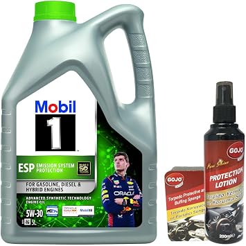 Mobil 1 Esp 5W30 Motor Ya  5 L + 00117 Gojo Ara  Bak m Seti