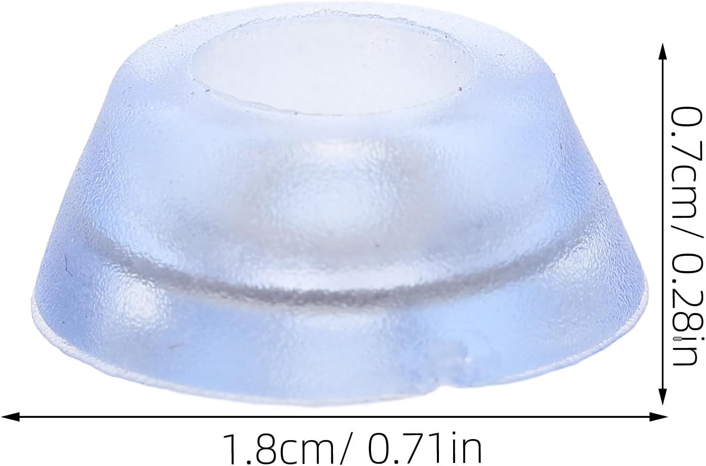 Generic 20pcs Non-Slip Silicone Rubber Feet Pads with Stainless Screws, Anti-Skid Furniture and Cutting Board Floor Protectors, Soft Wear-Resistant Cushions for Home Use