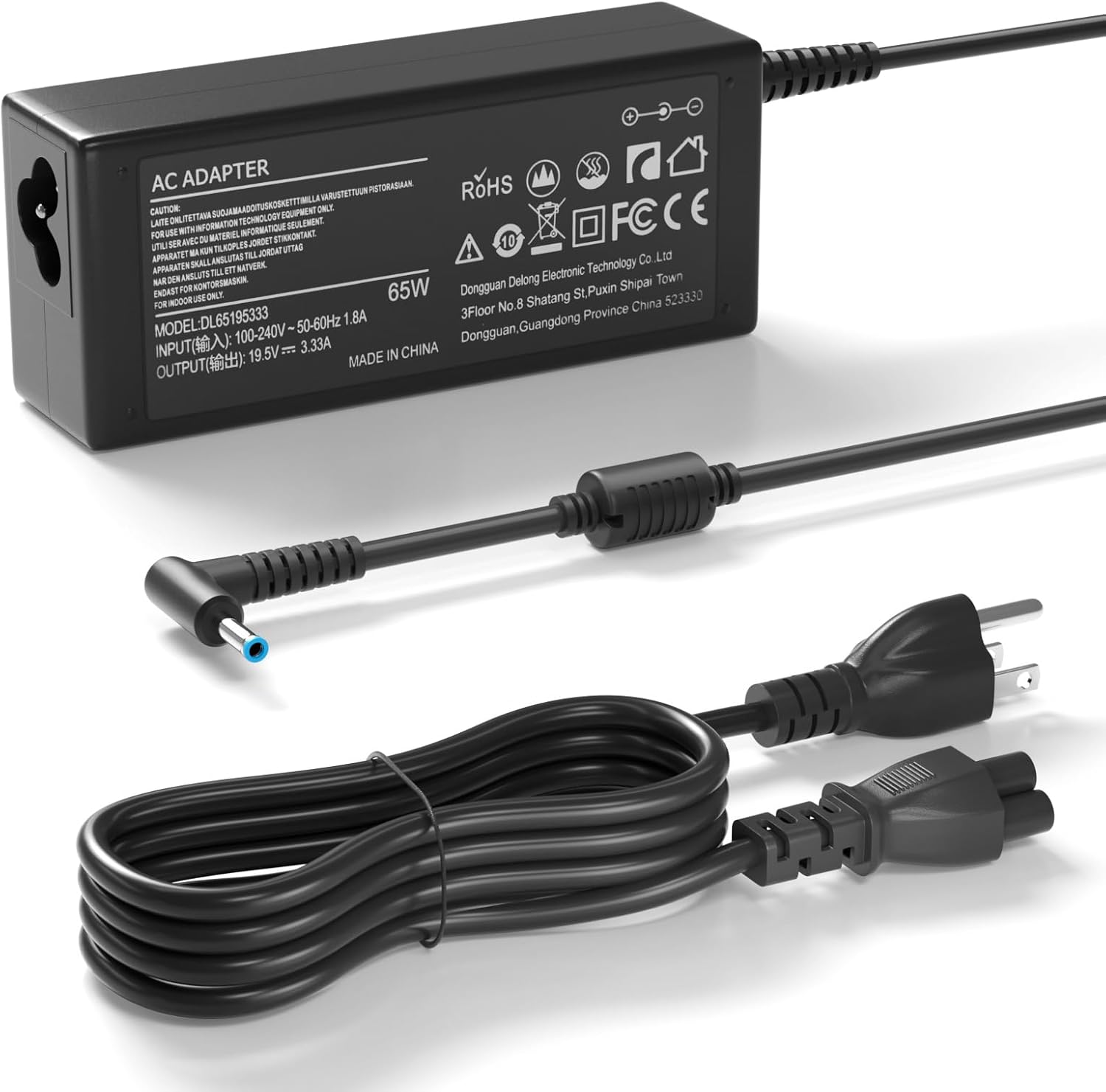65W 45W Pink Laptop Charger Compatible with HP Probook & Elitebook