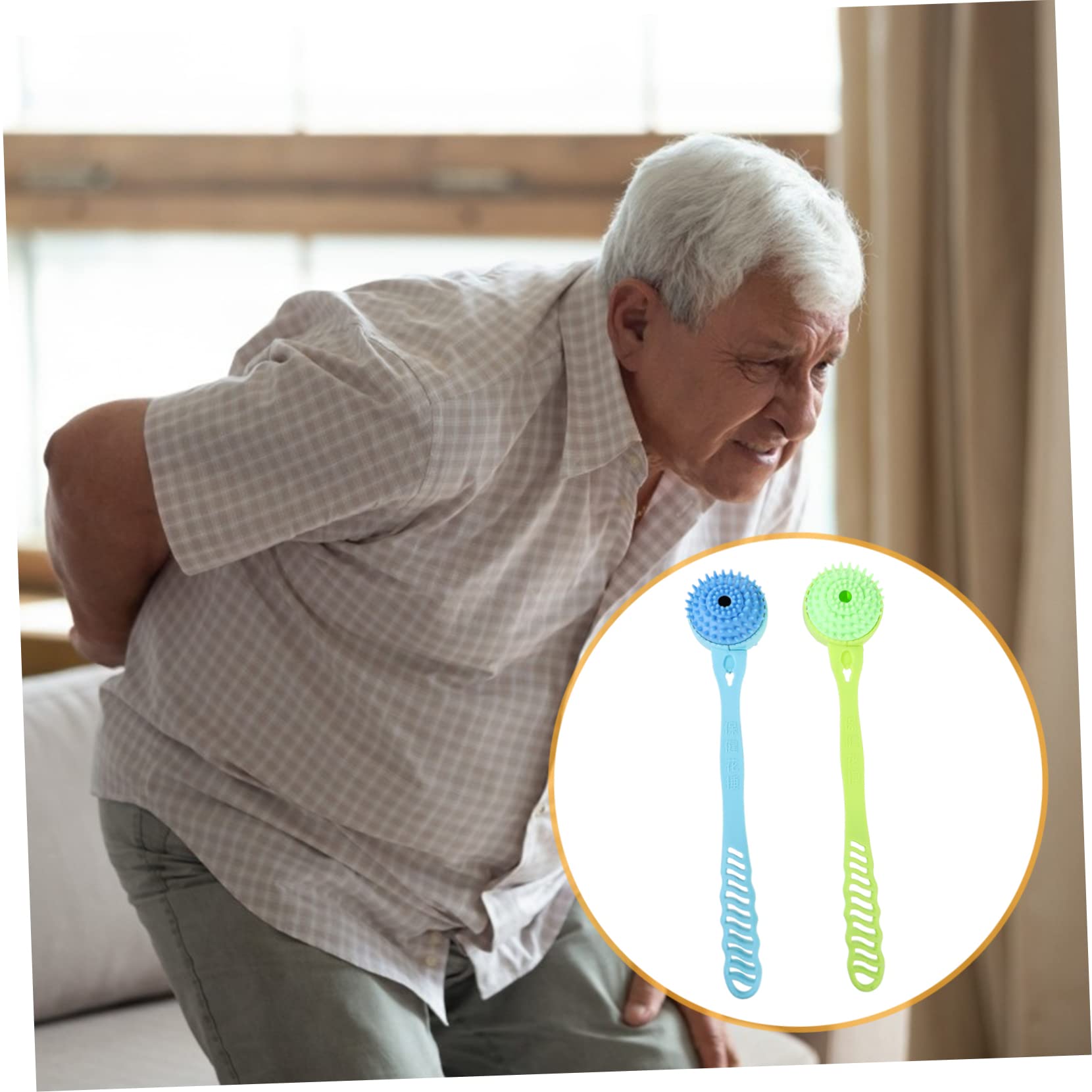 VALICLUD 4piezas Masajeador Manual De Cuerpo Herramienta Portátil Para De y Relajación Muscular Espalda Cuello y Piernas Estimula Puntos De y Mejora La Circulación