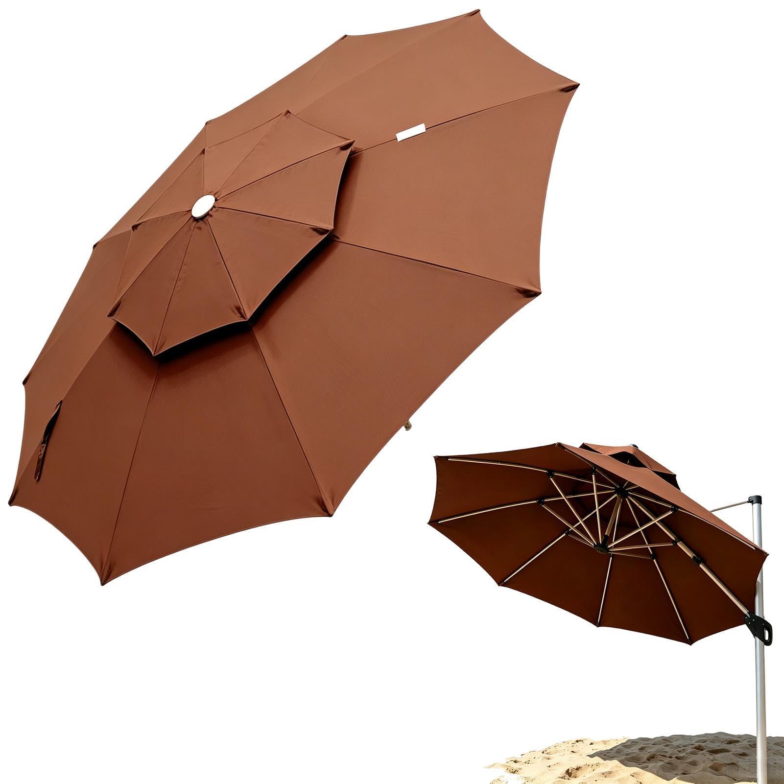 Toile De Remplacement Pour Parasol De Patio Pièces Parasol Extérieur