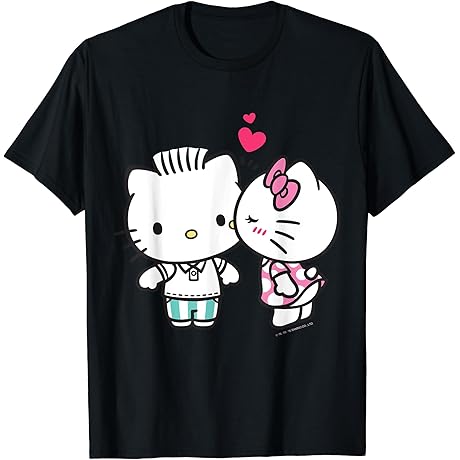 Matching Hello Kitty Pajamas for Boyfriend and Girlfriend
