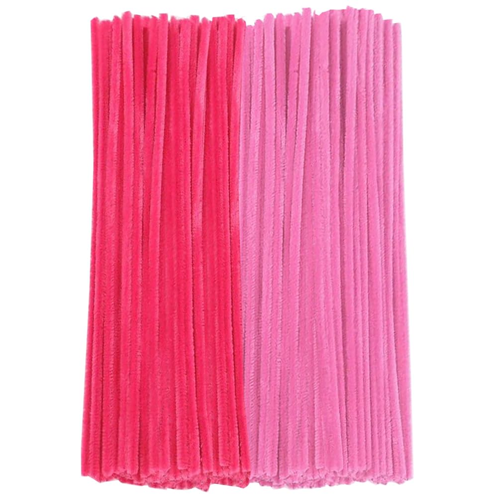 EDu Craft Chenille Stems Approximately 200 Pieces Chenille Stems Crafts Color Mix Color Chenille Stems Craft Chenille Stems Work Chenille Stems Skeleton Chenille Stems Art DIY Decorations Modeling : H