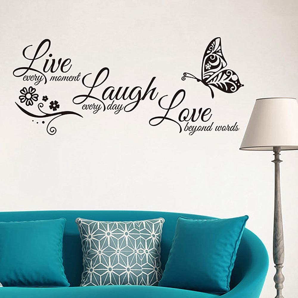 NOBRIM 3 Adesivi murali Decalcomanie motivazionali per la casa Aula Scuola Soggiorno Decorazione della Parete Adesivi murali Fai da Te Citazioni 18x39 Pollici