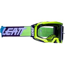 Leatt Velocity 5.5 Goggles Neon Yellow/Light Grey Lens, One Size
