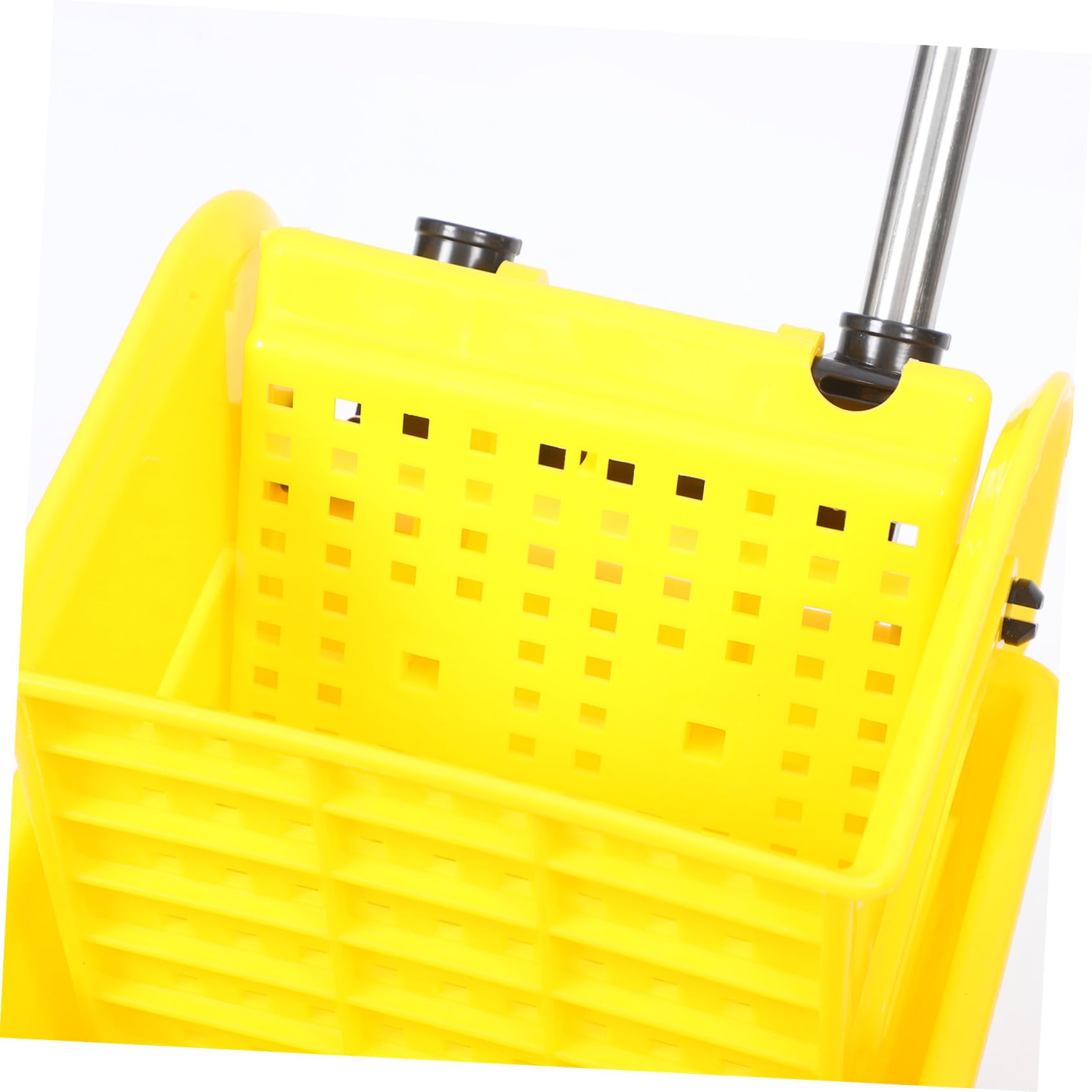 Cubo de Fregona Amarillo Ruedas para Limpieza Comercial 20l