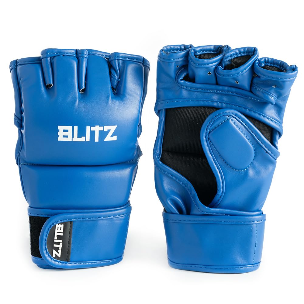 Blitz Raptor Sparring Gloves - Blue - Small/Medium