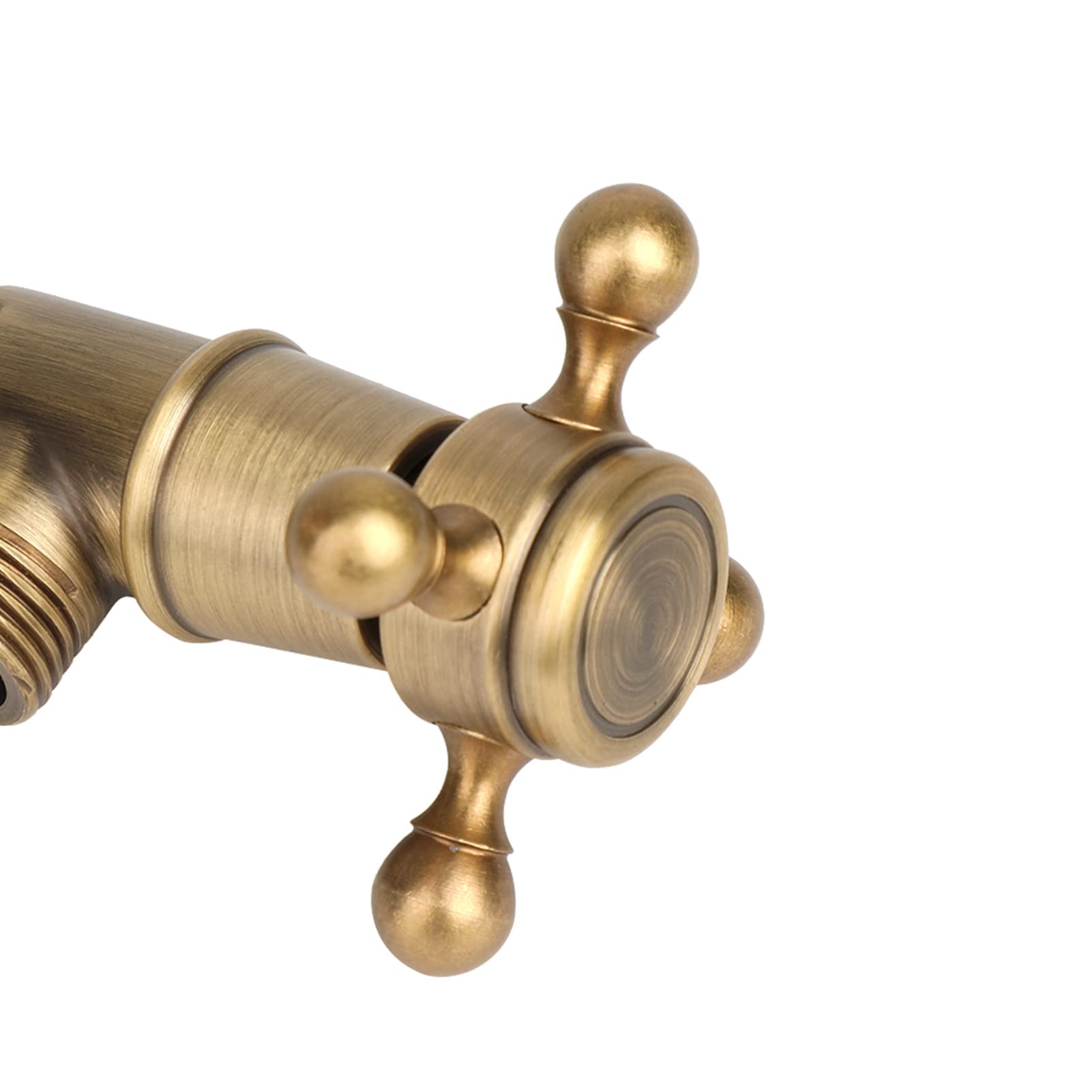 Valvola Triangolo In Ottone Per Bagno - Stile Vintage, Dorata, 1/2 Pollice, Caldo/Freddo - Foto 11