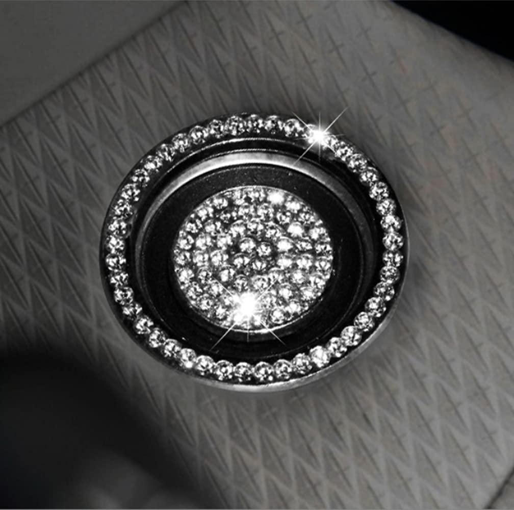 Bling Interior Volume and air Conditioning knob Decoration Stickers Rhinestone Accessories Fit for Land Rover Range Rover Velar 2017-2023 Applique